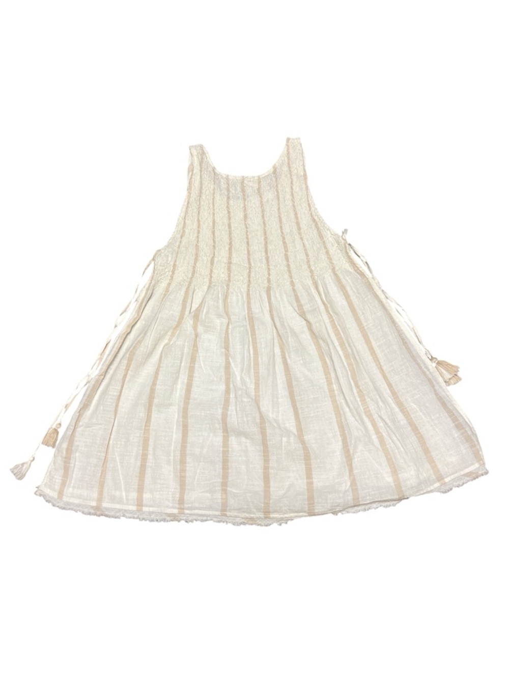 Free People Women’s Obi Posey Smock Top in Ivory Size L - Picture 8 of 8